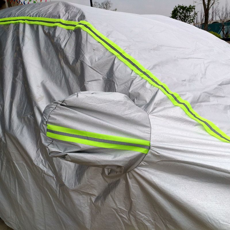Wholesale Silver UV-Proof Waterproof Sunproof Full Auto Car Cover