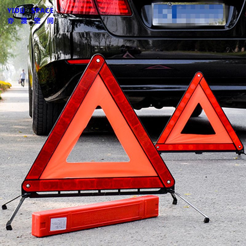 Road safety Emergency Reflective Folding Auto Car Warning Triangle