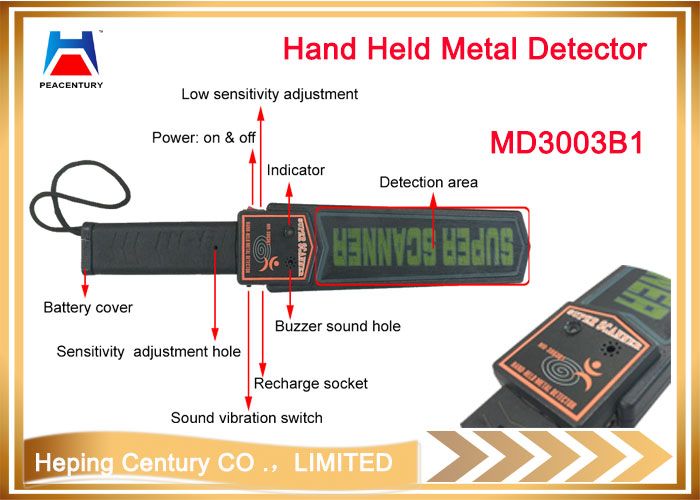 High Sensitivity Md3003b1super Scanner Hand Held Metal Detector