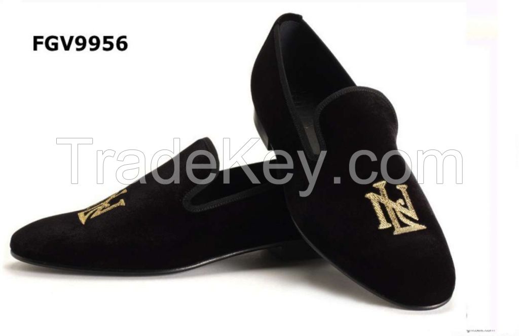 Mens Velvet Slippers