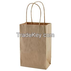 square bottom brown paper bag