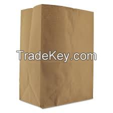 square bottom brown paper bag