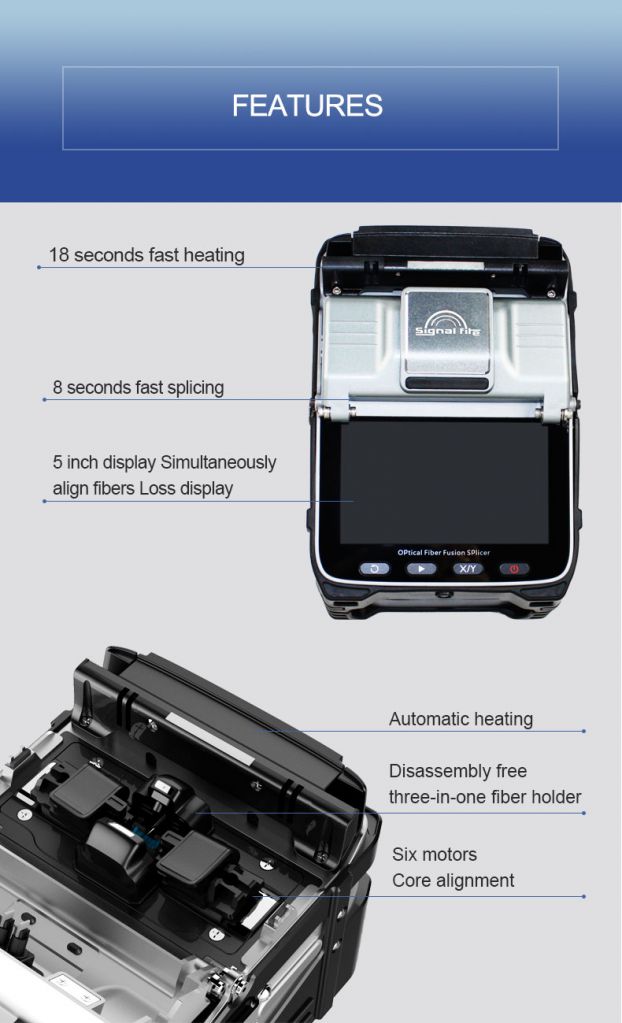 Fiber Optic Cable Splicer Six-motor Welding Machine Ai-7c