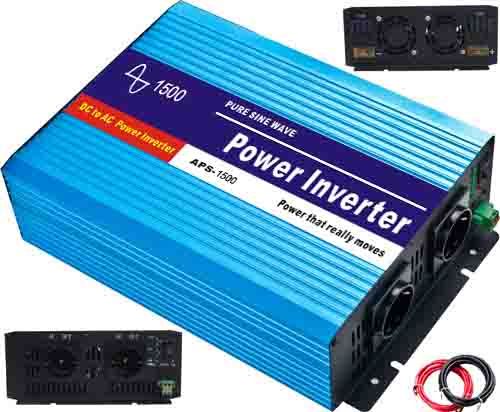 1500W Pure sine wave power inveter 12V to 220V or 110V