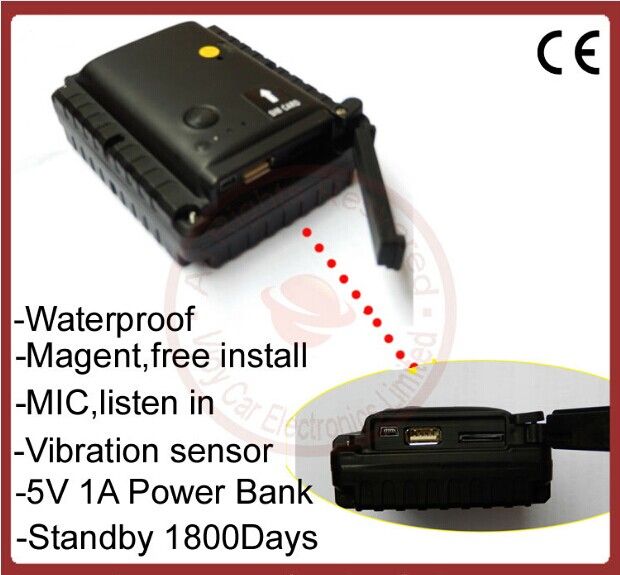 gps tracker chip no battery, china top quality, waterproof housing, public hardware communication protocol