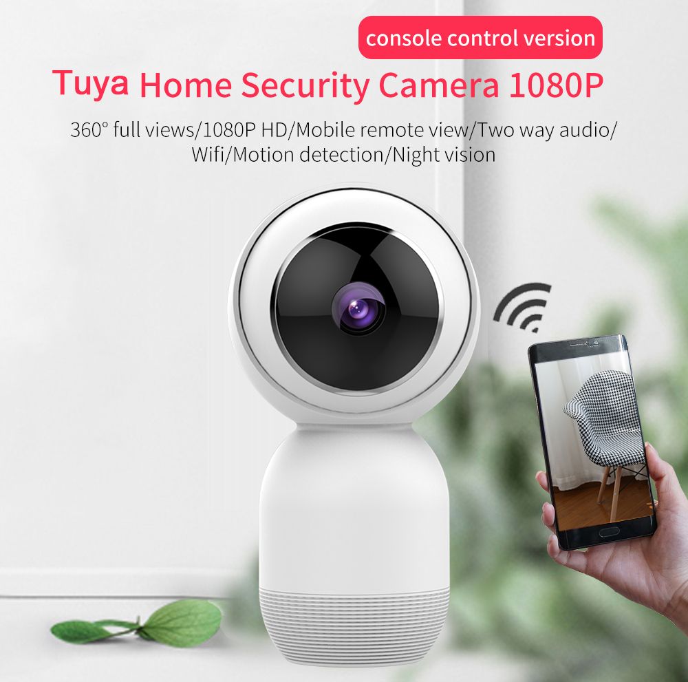 Tuya Wi-Fi 360 Degree 1080P 2MP Two-Way Audio Indoor Baby Camera