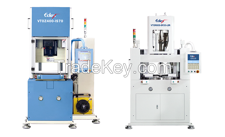 Vertical Injection Molding Machine with screw, plunger and LSR type