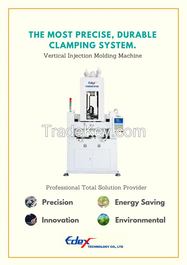 Vertical Injection Molding Machine with screw, plunger and LSR type