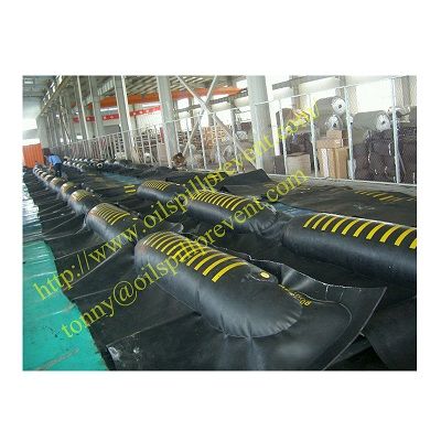 Inflatable Neoprene Oil Boom From  Qingdao Singreat In Chinese