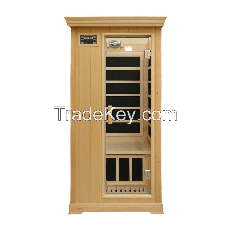 1 person hemlock far infrared sauna room