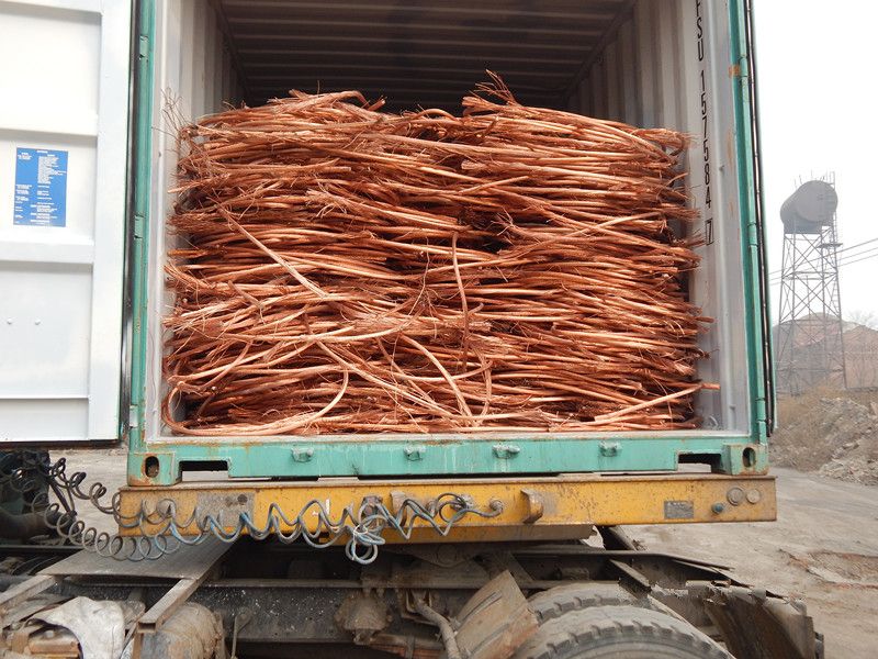 China factory direct sell pure copper wire scrap 99.95%