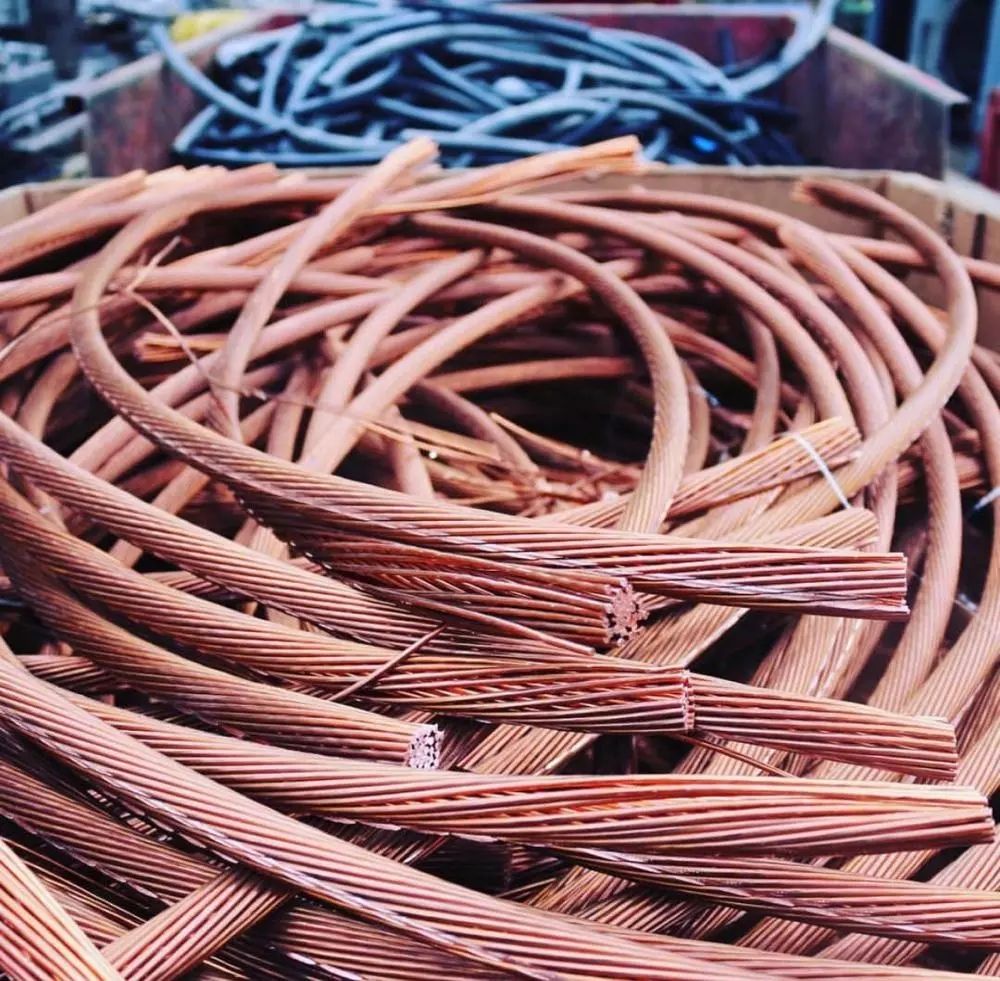 China factory stock pure copper wire scrap 99.95%