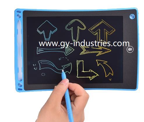 GY-industries 8.5 inch lcd writing tablet for Draw,Note,Memo,Remind,Message,Draft,Scrawl School Kids Practice Spelling writing Painting board