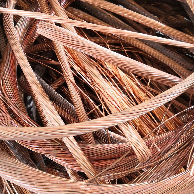 copper wire scrap metal waste 