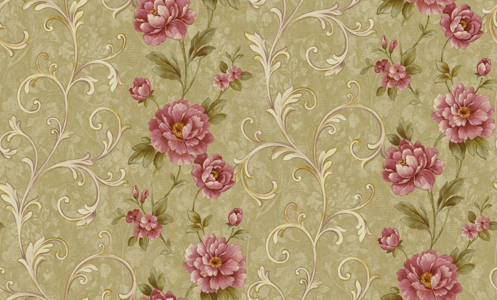 Kingwelson Wallpaper Factory 1.06m Flower Design  Non Woven Wallcovering for Decoration