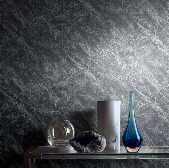 Special Material Mica Wallpaper Non Woven Paper Back with Marble Texture Acrylic Cover