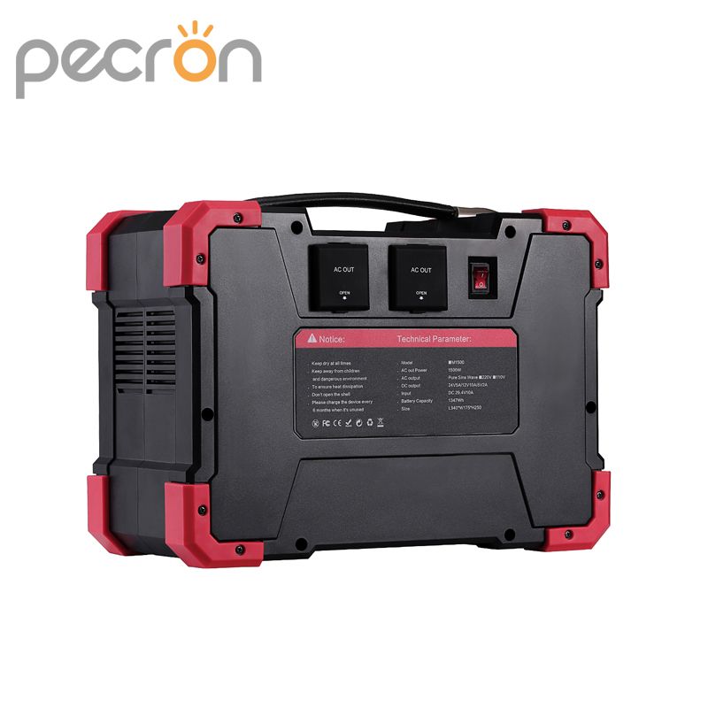 1500W Power Generator Portable Power Pack AC/DC Power Station With UPS Function