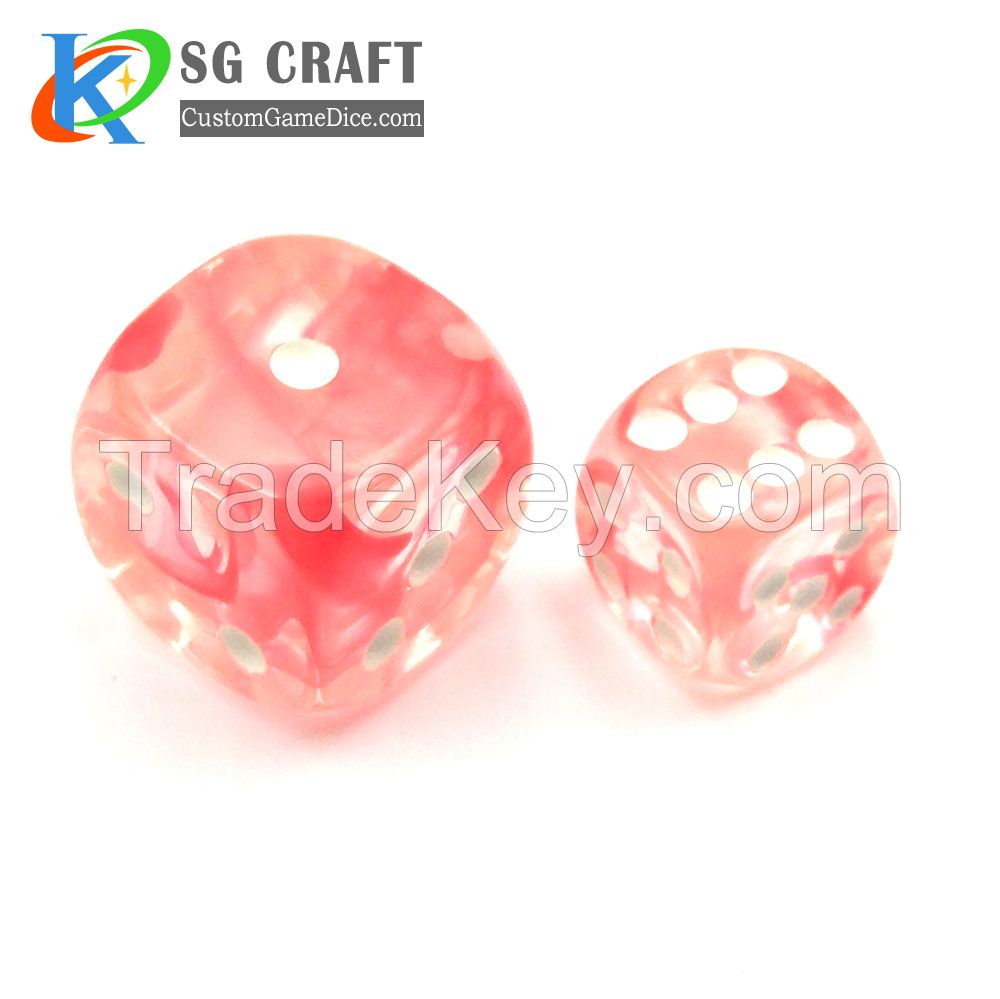 plastic dice