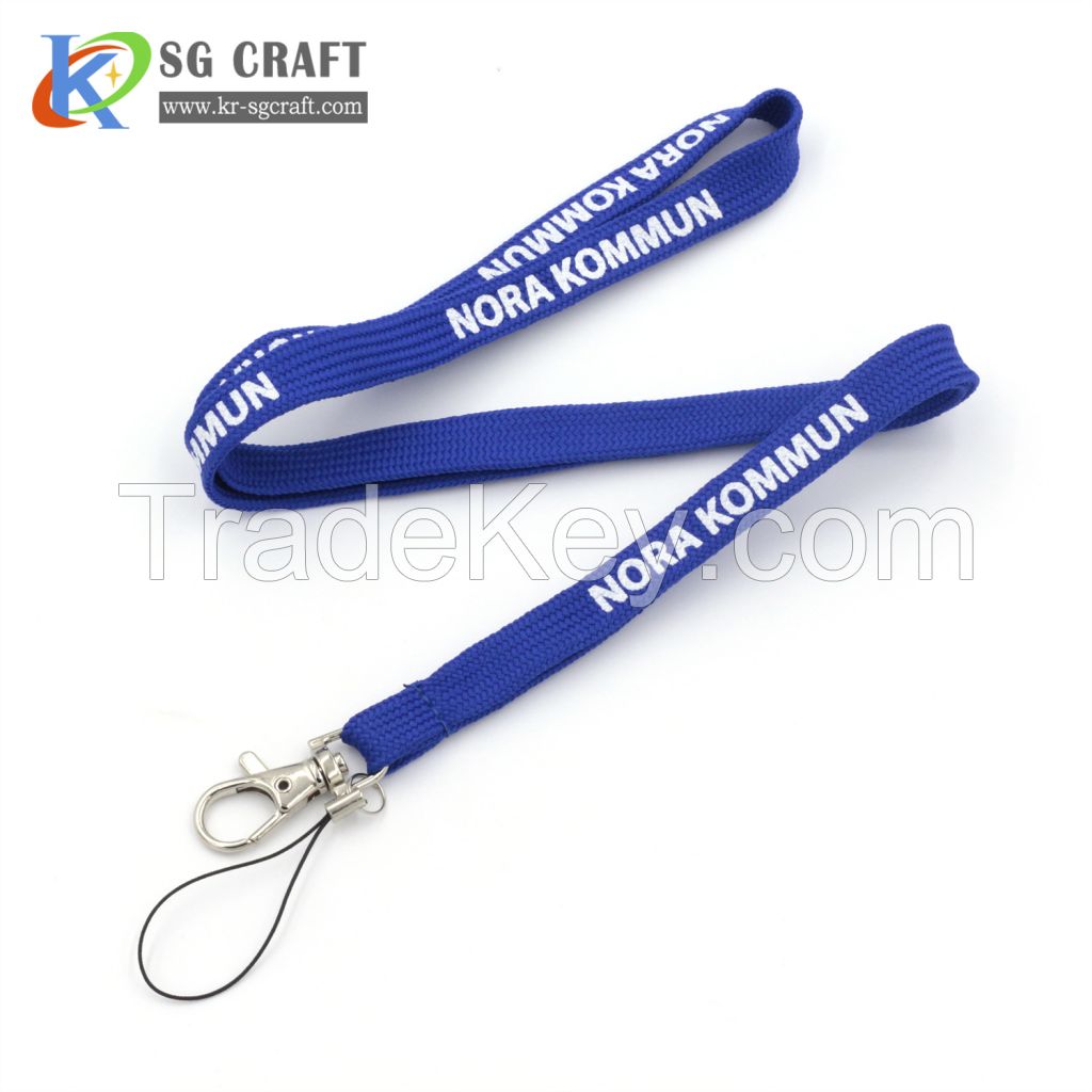 Polyester custom tubular printing lanyards