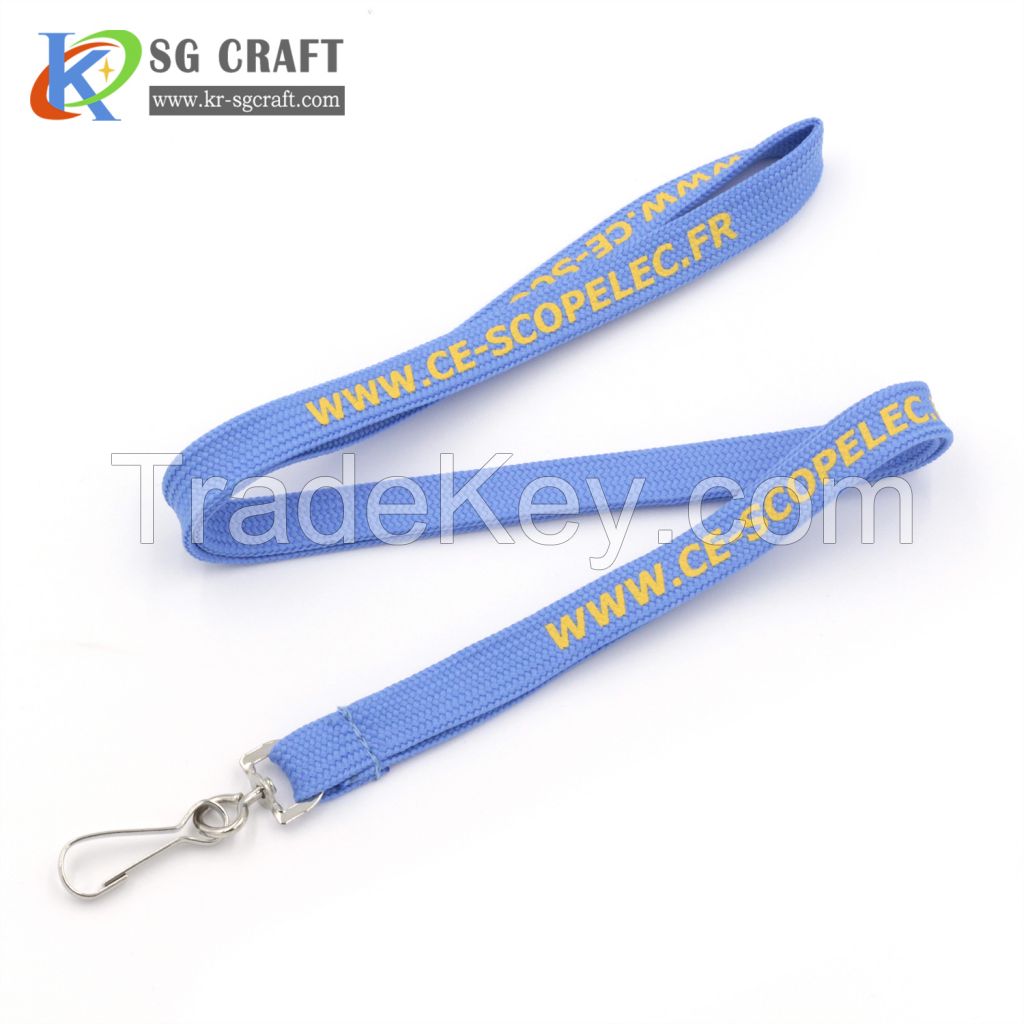 Polyester custom tubular printing lanyards