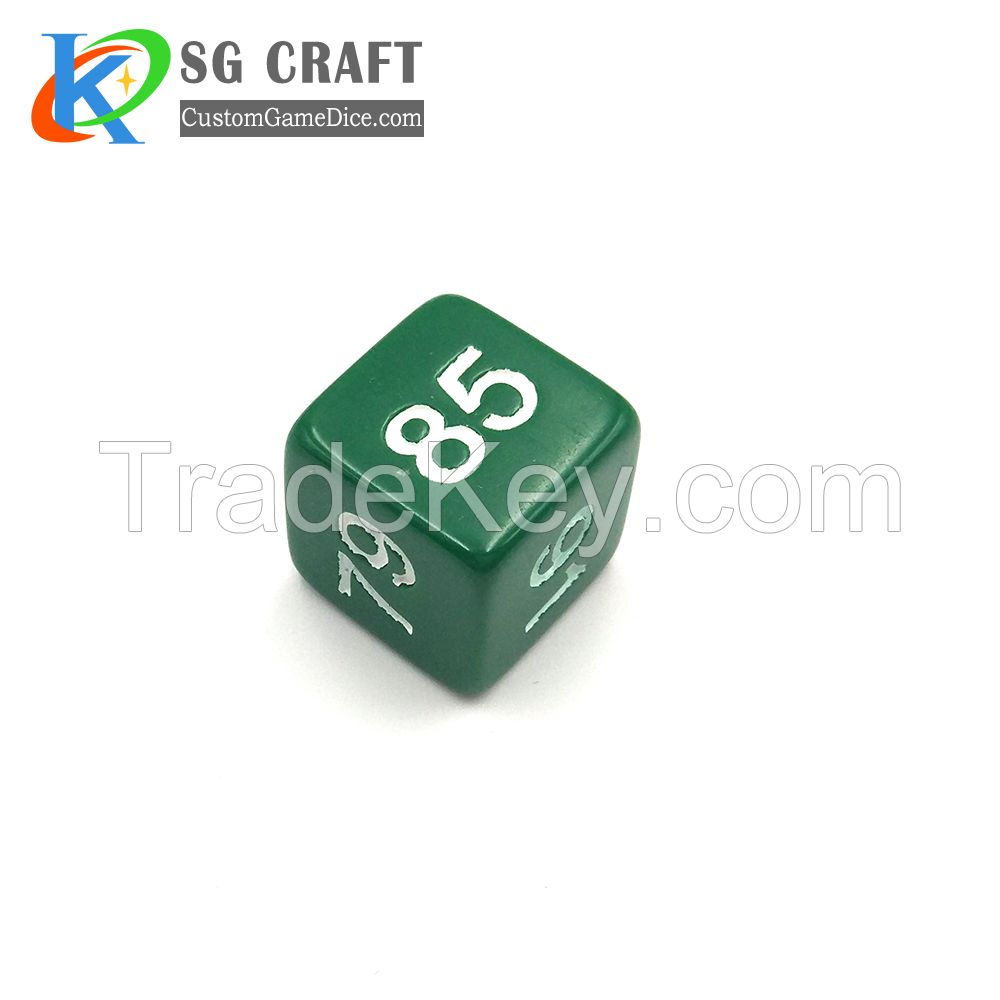 plastic dice