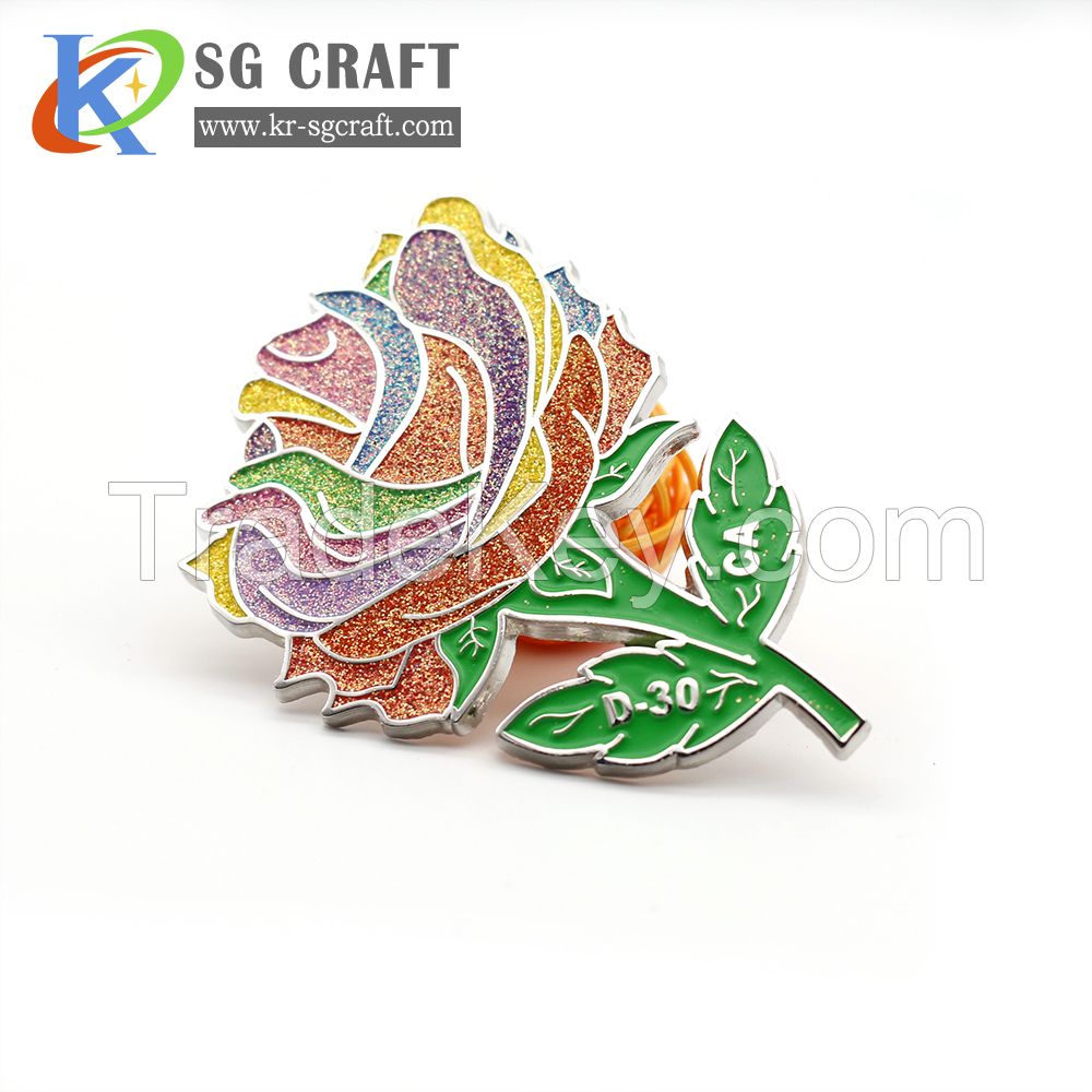 Professionally custom high quality metal lapel pin with logo your own design