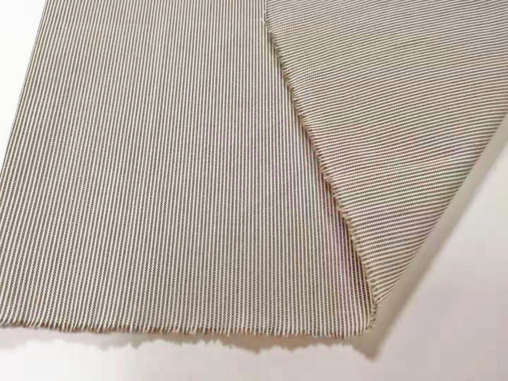 100% cotton stripe fabric