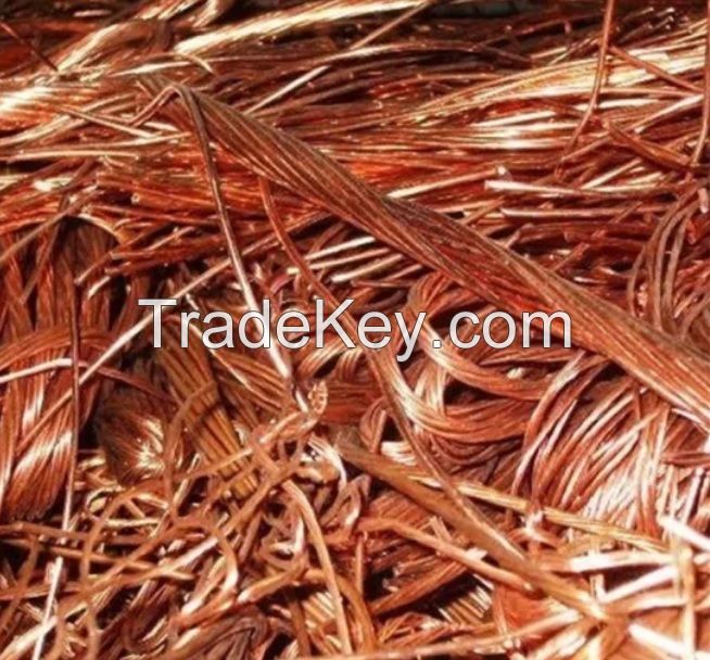 Copper Wire Scrap With 99.99% Copper Content, Uncoated, Clean Unalloyed Copper Wire  Commodity:   Copper Wire Scrap, (millberry) 99.99%