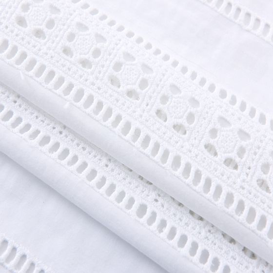 cotton embroidery french lace embroidered fabric