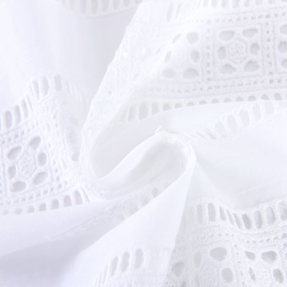 cotton embroidery french lace embroidered fabric