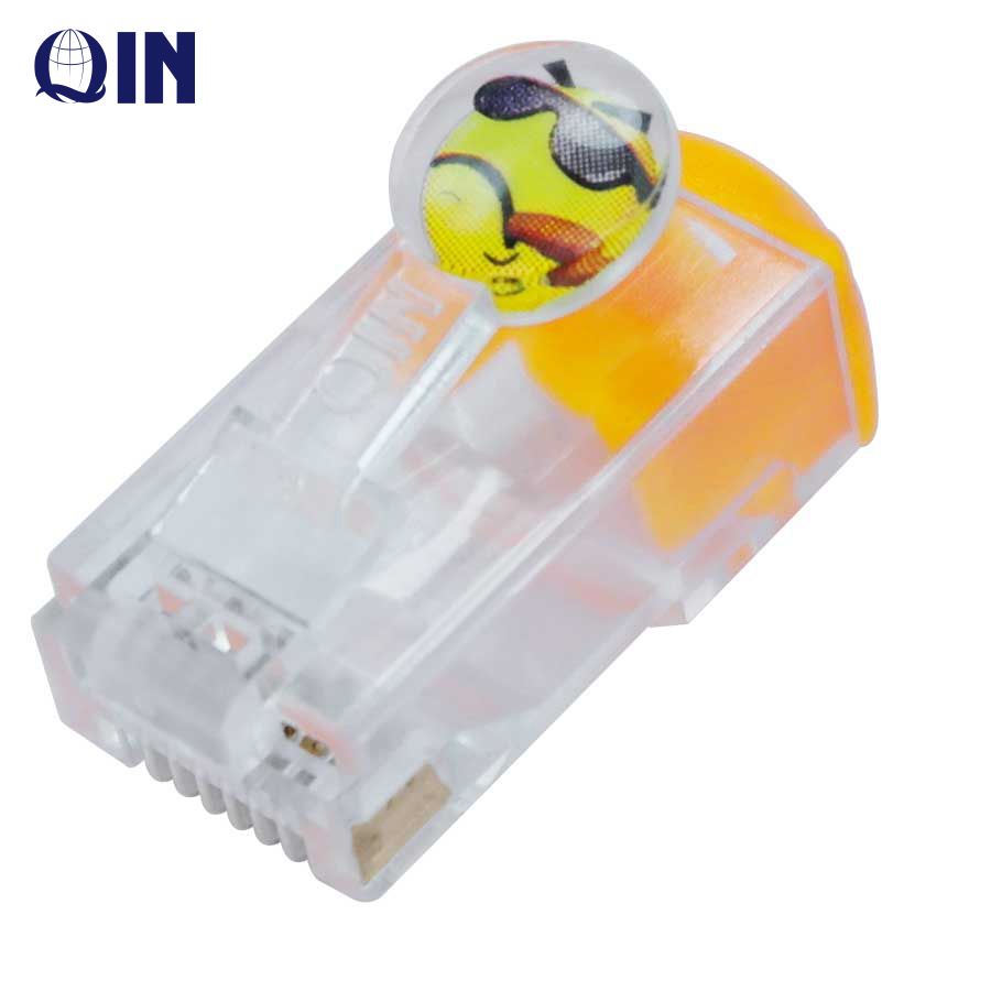 Qin Patent FTP/UTP/SFTP cat7, cat6, 6A, 5E cable RJ45 modula connectors plug welcome OEM