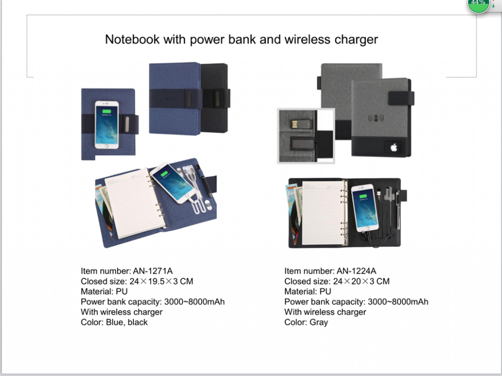 power bank note book