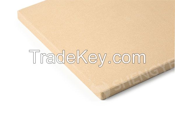 Rectangular cordierite pizza baking stone