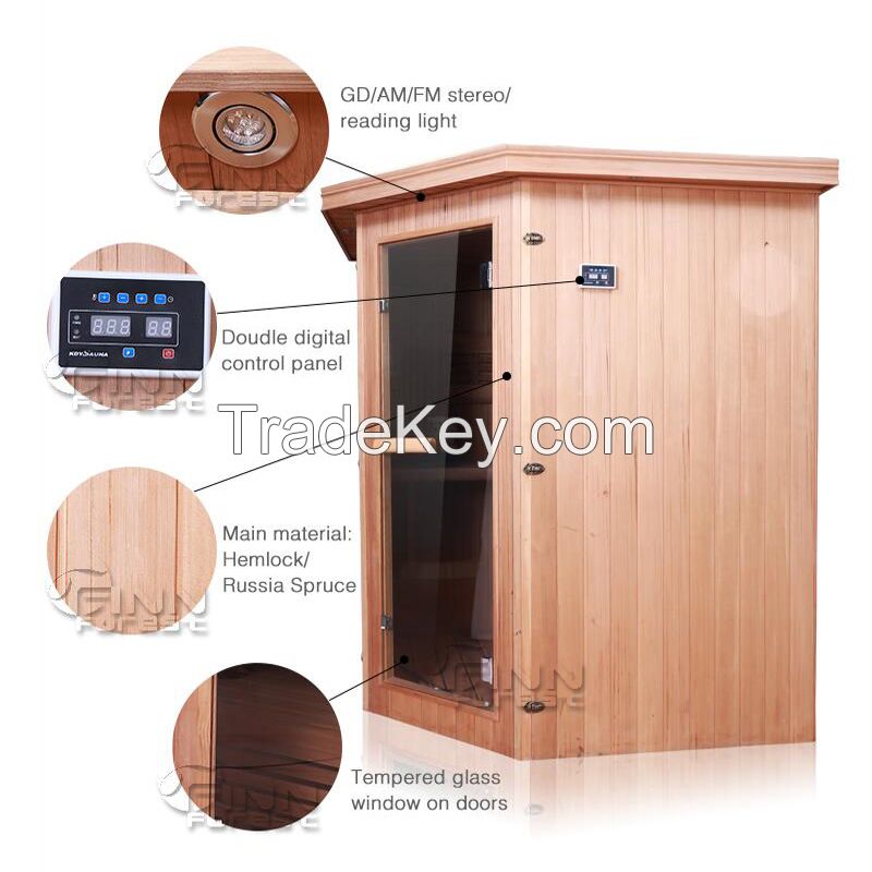 Portable mini sauna room