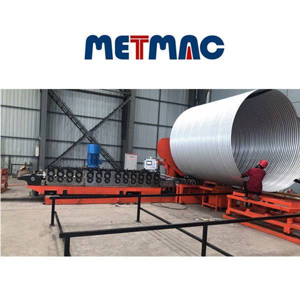 STEEL CORRUGATED PIPE MANUFACTURE MCHINE