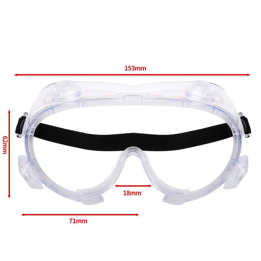 VIRUS PROTECTIVE SAFETY GLASSES,MEDICAL LEVEL GOGGLES