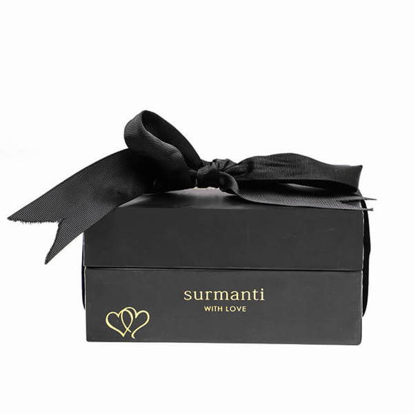 BLACK COSMETIC GIFT BOX FOR BEAUTY PACKAGING