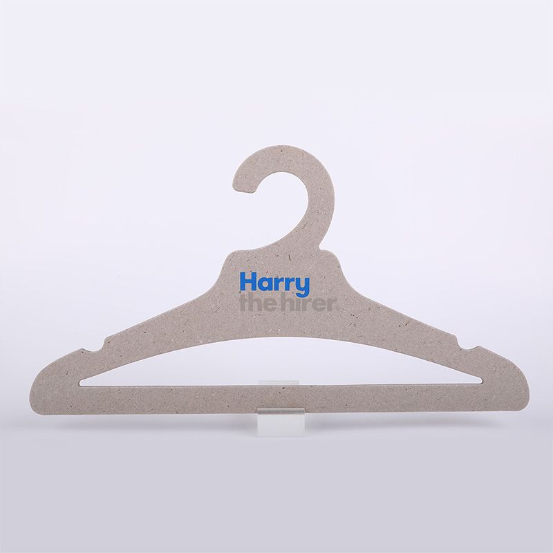 Adult clothes recycle paper cardboard coat hanger for shops retail