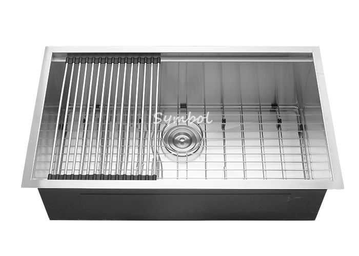 Undermount Single Stainless Kitchen Sink With Ledge