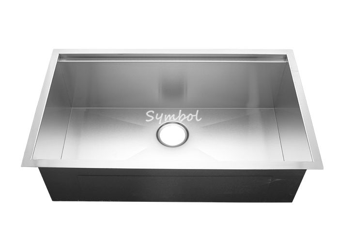 Undermount Single Stainless Kitchen Sink With Ledge