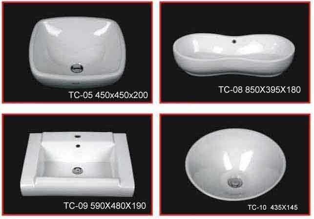 wash-basin list  for all kind sanitary ware