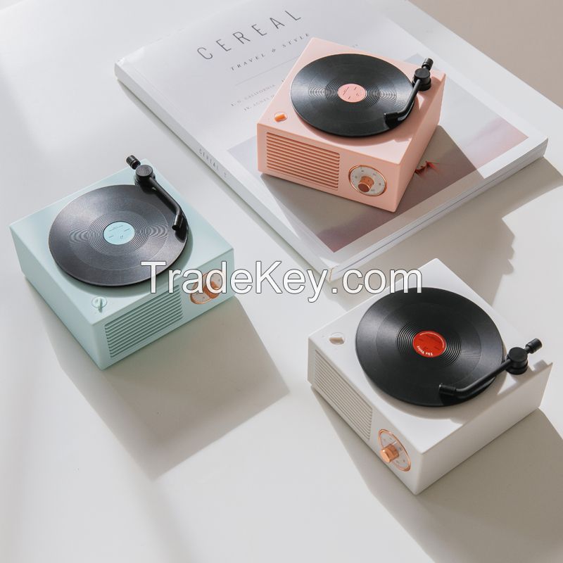 Newest Creative Retro Gramophone Shape Bluetooth Speaker bass Speaker wholesales