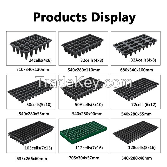 Cheap 24 32 50 72 105 112 128cell Trays Wholesale Supplier