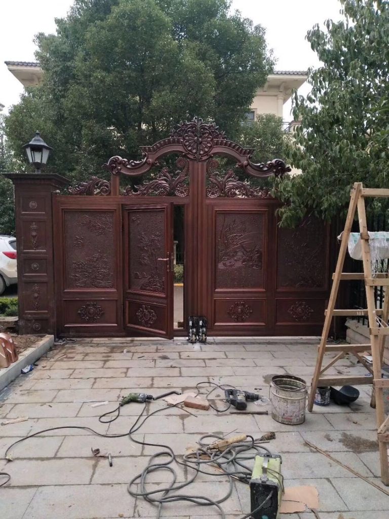 Luxury iron gate