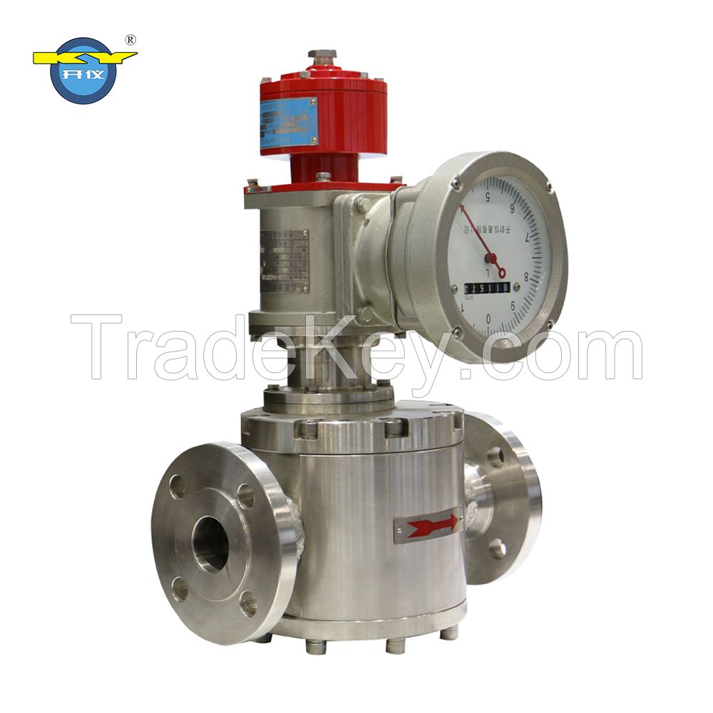 Kaifeng Instrument Manufacture 0.2% Accuracy Liquid, Fuel Oil;Petroleum Oval Gear Flowmeter Flow meter
