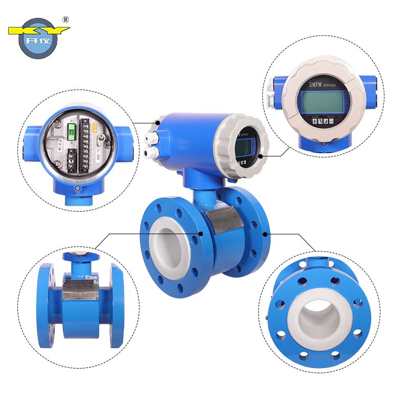 Kaifeng Instrument Manufacturer Fluid Aqua Cement Grout Electromagnetic Flow Meter