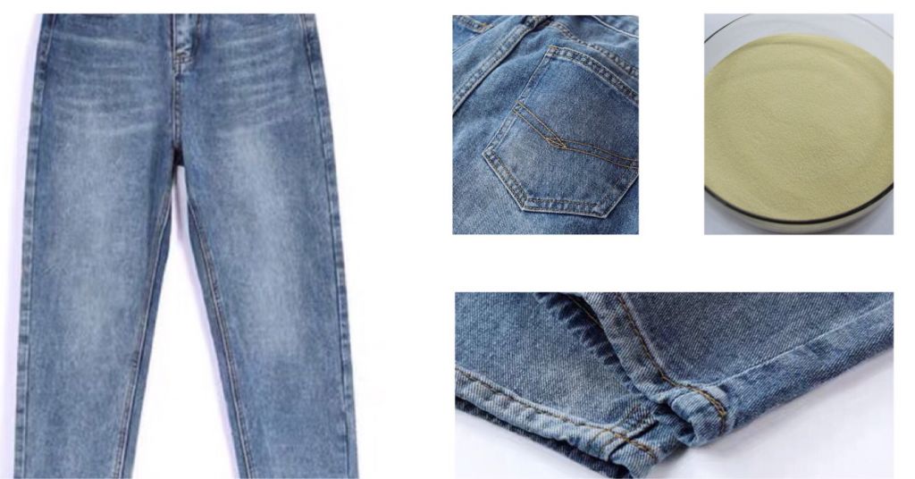 Biopolishing Acid Cellulase Enzyme Denim Washing Industry Model