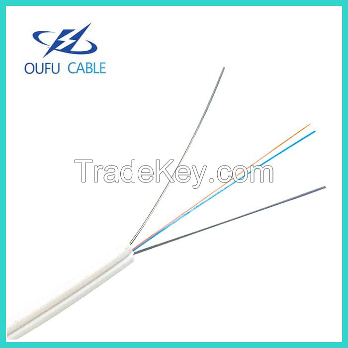 Factory Price GJXH 2 Core FTTH Drop Fiber Optic Cable