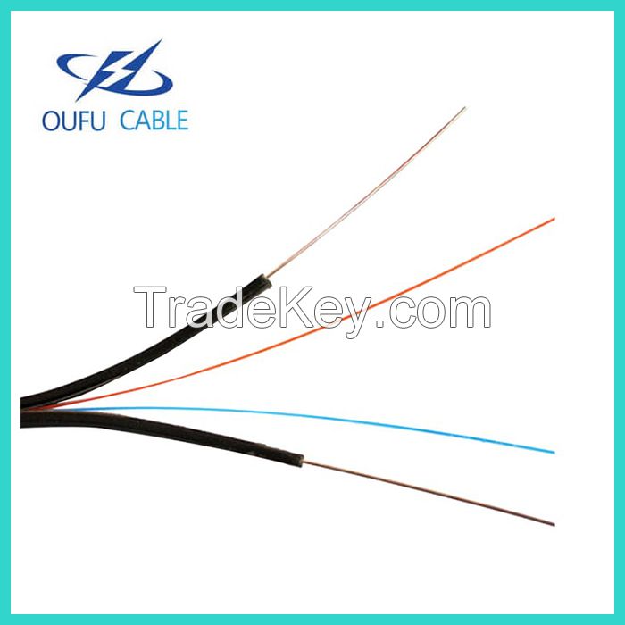 Factory Price GJXH 2 Core FTTH Drop Fiber Optic Cable 
