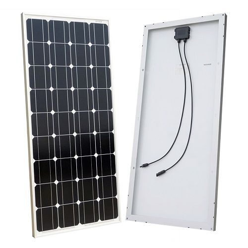 ECO-WORTHY 100W 12V Monocrystalline Solar Panel